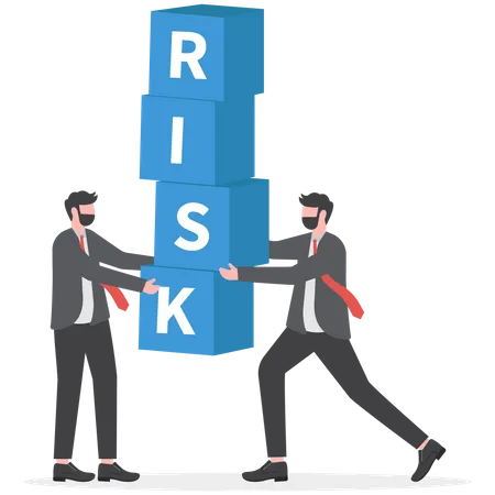 Risk Management Control Or Assess To Lose Money In Investing Process Or Preparation For Safety Or Secure Earning And Loss Concept Illustration