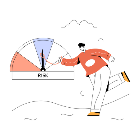 Risk management  일러스트레이션