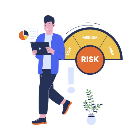 Risk management  일러스트레이션