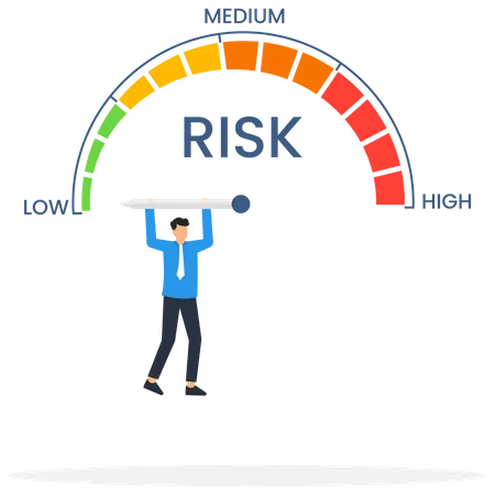 Compteur de risque  Illustration