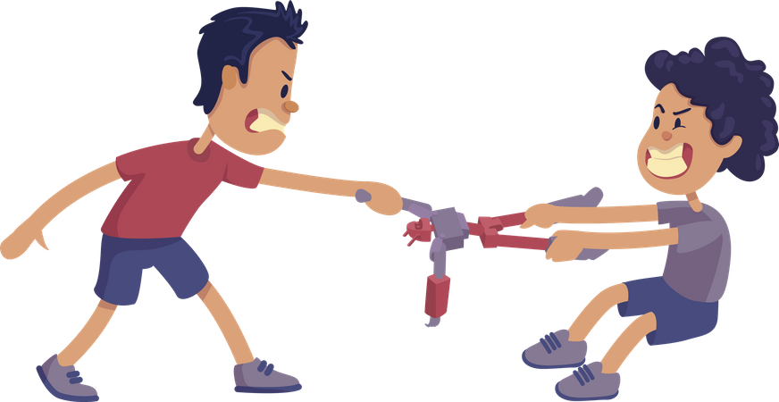 Rivalidad entre hermanos  Ilustración