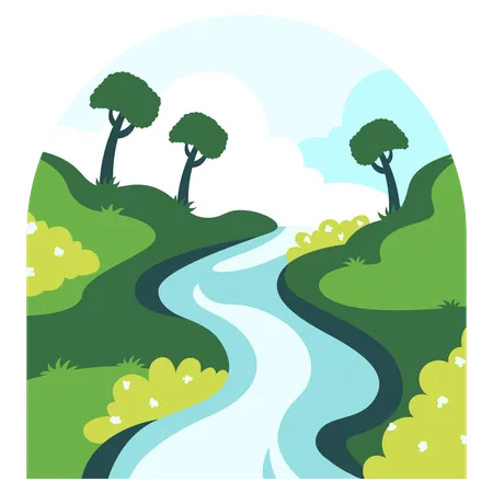 River  Illustration