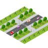 illustration for road