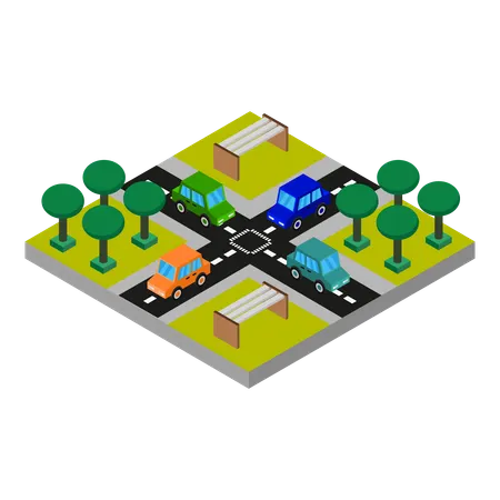 Road  Illustration