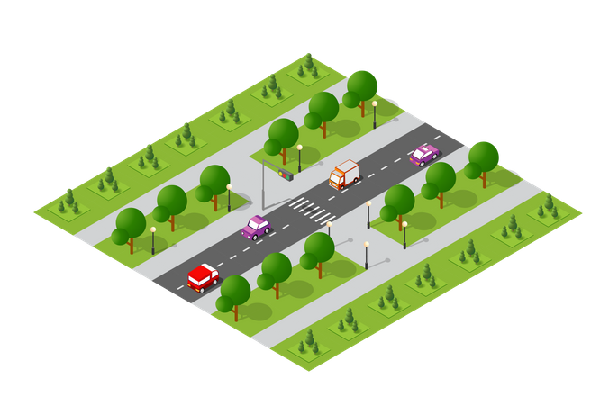 Road  Illustration