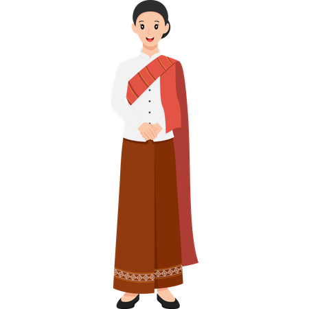 Robe de mariée thaïlande  Illustration