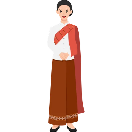 Robe de mariée thaïlande  Illustration