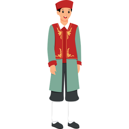 Robe de mariée monténégro  Illustration