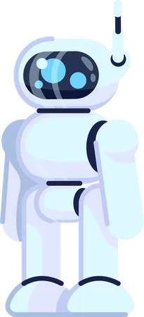 Robô humanóide  Ilustração