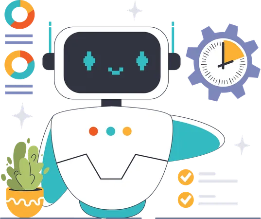 Robot analysis time  Illustration