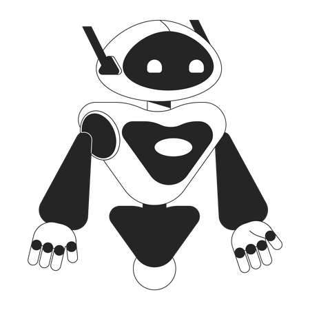 Robot androide  Ilustración