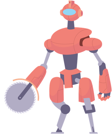 Robot Combatant  Illustration