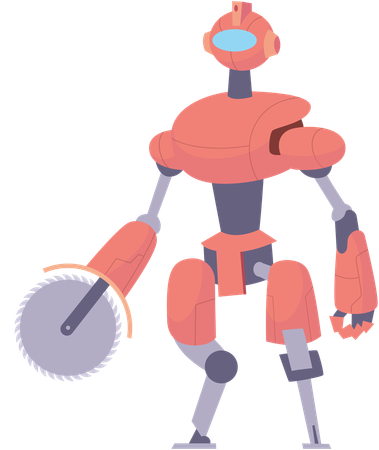 Robot combattant  Illustration