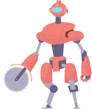 Robot combattant  Illustration