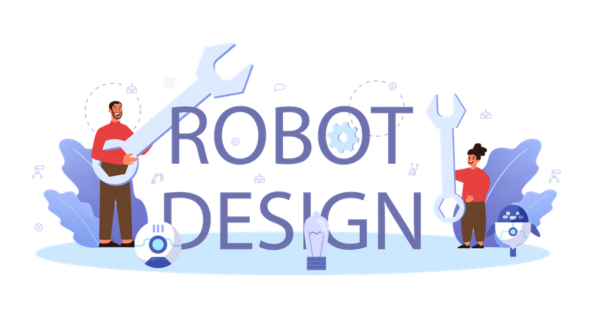 Robot design Illustration