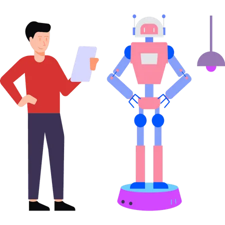 Robot Development Illustration