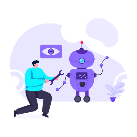 Robot Engineering  Illustration