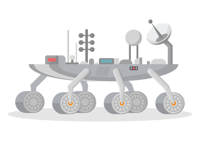 Robot espacial  Ilustración