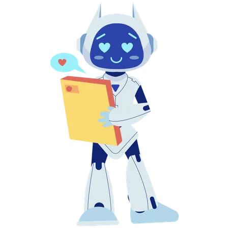 Robot in Love  Illustration