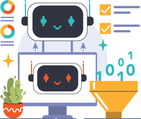 Robot industriel  Illustration