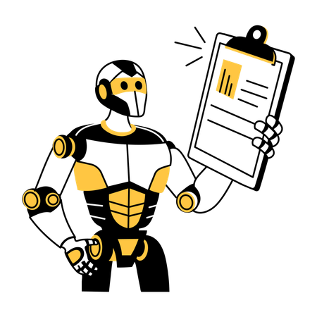Robot insurance  Illustration