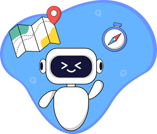 Robot navigation  Illustration