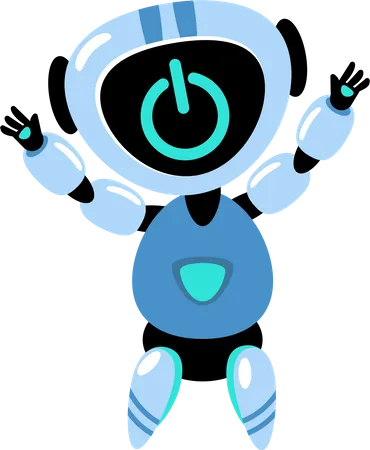 Robot Mascot Robot Character Robot Illustration Robot Gesture イラスト