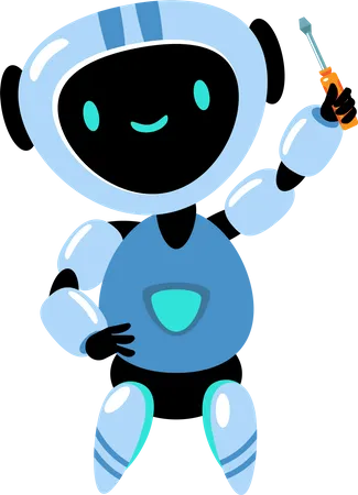 Robot Mascot Robot Character Robot Illustration Robot Gesture イラスト