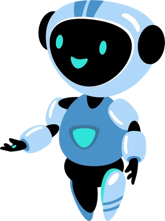Robot Mascot Robot Character Robot Illustration Robot Gesture 일러스트레이션
