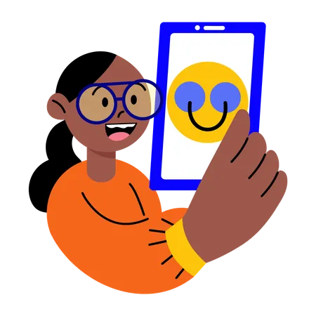 Robot works on emotion detection  Illustration