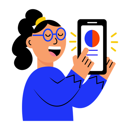 Robot works on speech synthesis  Illustration