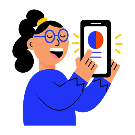Robot works on speech synthesis  Illustration