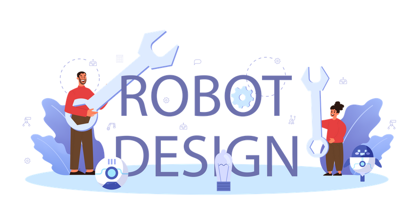 Roboterdesign  Illustration