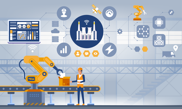 Robotic Arm  Illustration