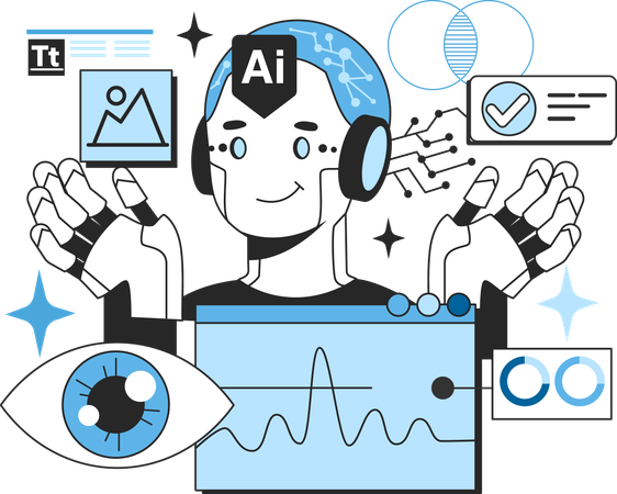 Robotic assistance  Illustration