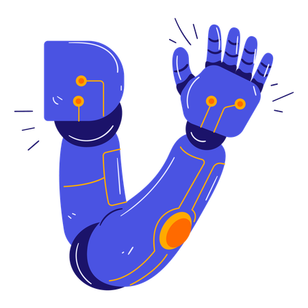 Robotic Body Part  Illustration
