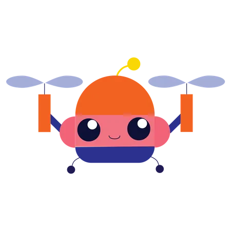 Robotic drone  Illustration