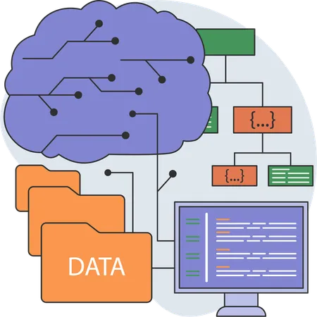 Robotic mind  Illustration