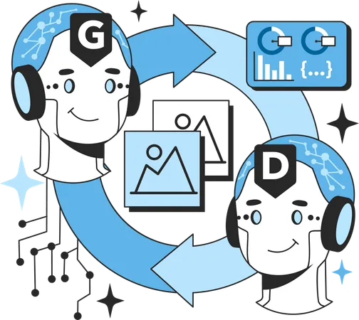 Robotic process analysis  Illustration