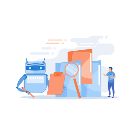 Robotic process automation  Illustration