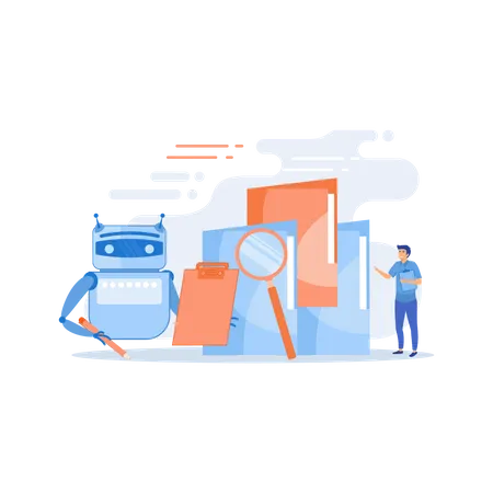 Robotic process automation  Illustration