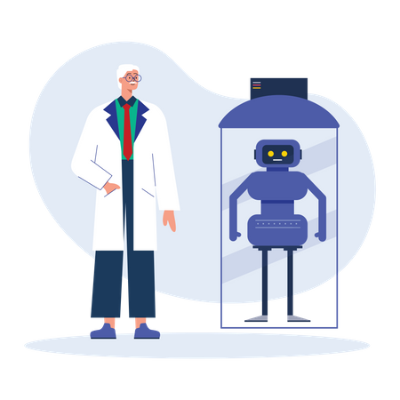 Robotic research  Illustration