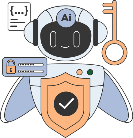 Robotic security  Illustration