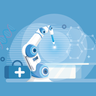medical robot illustration free download