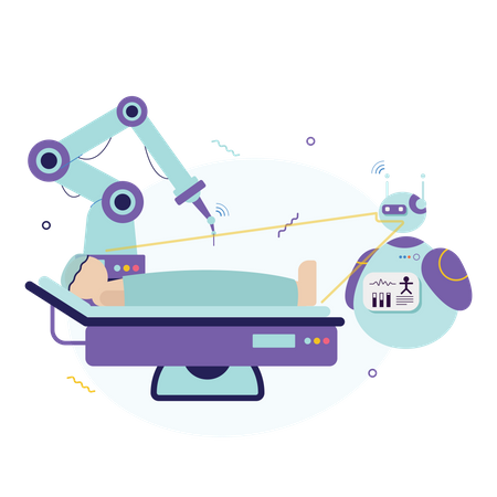 Robotic Surgery  Illustration