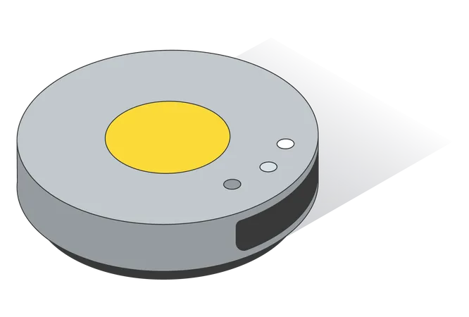 Robotic vacuum cleaner  Illustration