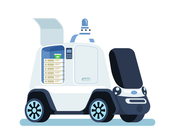 Robotic Vehicle Illustration