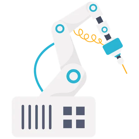 Robotic Welding Arm  Illustration