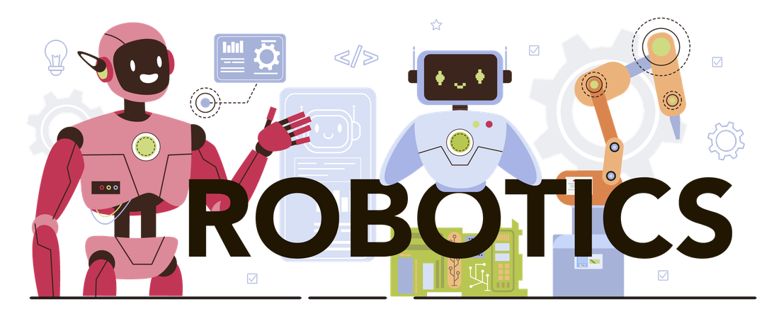 Robotics and automation  イラスト