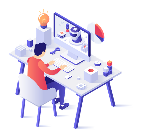 Robotics programming  일러스트레이션